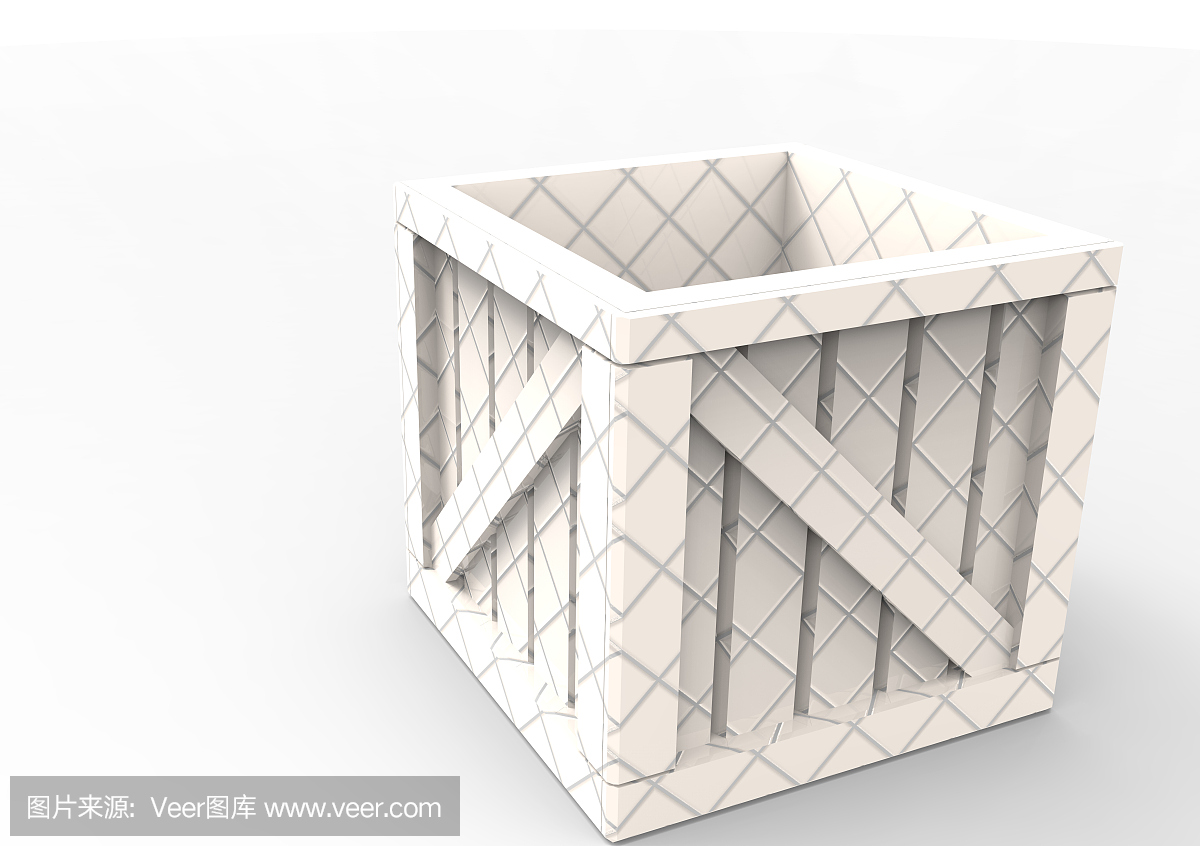 框架木箱3D